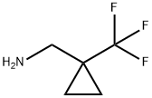 1-(Trifluoromethyl)cyclopropanemethamine 结构式