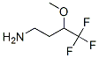 4,4,4-三氟-3-甲氧基丁烷-1-胺 结构式