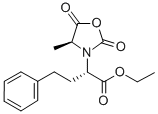N-[1-(S)-乙氧羰基-3-苯丙基]-L-丙氨酸-N-羧基酸酐 结构式