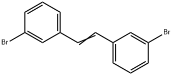 Benzene, 1,1'-(1,2-ethenediyl)bis[3-bromo- 结构式