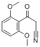 3-(2,6-二甲氧基苯基)-3-氧代丙腈 结构式