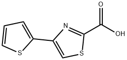 4-(2-噻吩)-2-噻唑羧酸 结构式