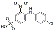 4-[(4-chlorophenyl)amino]-3-nitrobenzenesulphonic acid 结构式