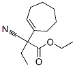 ethyl alpha-cyano-alpha-ethyl-1-cyclohepten-1-acetate 结构式