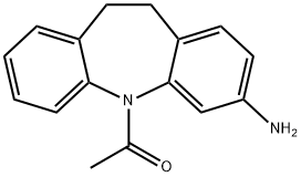 3-氨基-5-乙酰基亚氨基二苄 结构式