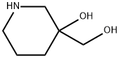 3-羟基-3-哌啶甲醇 结构式