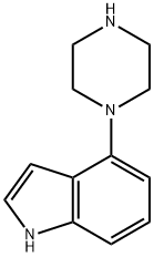 4-(1-哌嗪基)-1H-吲哚 结构式