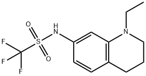 Methanesulfonamide, N-(1-ethyl-1,2,3,4-tetrahydro-7-quinolinyl)-1,1,1-trifluoro-