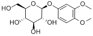 3,4-二甲氧基苯基-BETA-D-葡萄糖苷 结构式