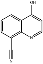 4-羟基喹啉-8-甲腈 结构式