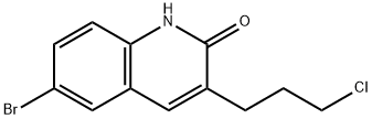 6-溴-3-(3-氯丙基)喹啉-2(1H)-酮 结构式