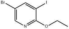 5-溴-2-乙氧基-3-碘-吡啶 结构式