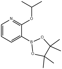 2-异丙氧基-3-(4,4,5,5-四甲基-1,3,2-二杂氧戊硼烷-2-基)吡啶 结构式