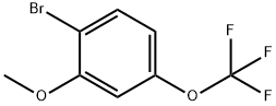 1-溴-2-甲氧基-4-(三氟甲氧基)苯 结构式