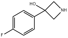 3-(4-氟苯基)氮杂环丁烷-3-醇 结构式