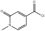 4-Pyridinecarbonyl chloride, 1,2-dihydro-1-methyl-2-oxo- (9CI) 结构式