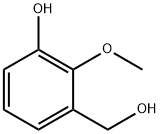 3-羟甲基-2-甲氧基苯酚 结构式