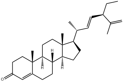 豆甾-4,22,25-三烯-3-酮 结构式