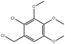 2-CHLORO-1-(CHLOROMETHYL)-3,4,5-TRIMETHOXYBENZENE 结构式