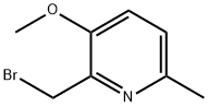 2-(bromomethyl)-3-methoxy-6-methylpyridine 结构式