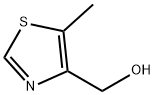 (5-甲基噻唑-4-基)甲醇 结构式
