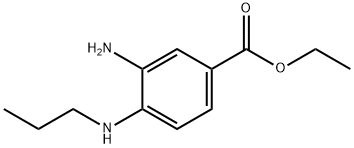 Ethyl 3-amino-4-(propylamino)benzoate 结构式