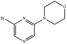 4-(6-溴吡嗪-2-基)吗啉 结构式