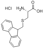 S-芴基甲基-L-半胱氨酸盐酸盐 结构式