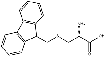 S-FMOC甲基-L-半胱氨 结构式