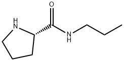 2-Pyrrolidinecarboxamide,N-propyl-,(2S)-(9CI) 结构式