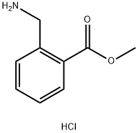 2-甲氨基苯甲酸甲酯盐酸盐 结构式