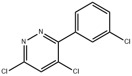 4,6-二氯-3-(3-氯苯基)哒嗪 结构式