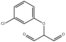 2-(3-氯苯氧基)丙二醛 结构式