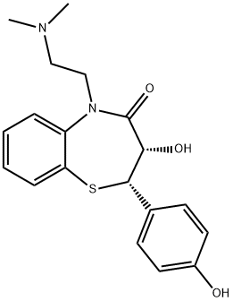 去乙酰-O-去甲基地尔硫卓 结构式