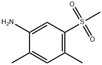 2,4-二甲基-5-(甲磺酰基)-苯胺 结构式