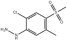 (2-Chloro-5-methyl-4-(methylsulfonyl)phenyl)hydrazine