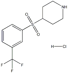 4-((3-(Trifluoromethyl)phenyl)sulfonyl)piperidinehydrochloride