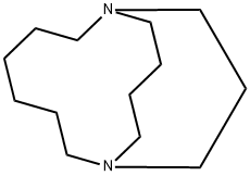 1,8-diazabicyclo[6.4.3]pentadecane 结构式