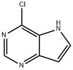 4-氯吡咯并[2,3-D]嘧啶 结构式