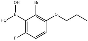 (2-Bromo-6-fluoro-3-propoxyphenyl)boronicacid