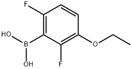 2.6-二氟-3-乙氧基苯硼酸 结构式