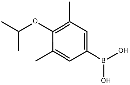 3,5-二甲基-4-异丙氧基苯基硼酸 结构式