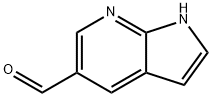 7-氮杂吲哚-5-甲醛 结构式