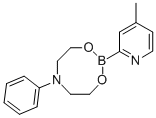 4-甲基吡啶-2-硼酸 N-苯基二乙醇胺酯 结构式