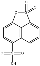 naphth[1,8-cd]-1,2-oxathiole-6-sulphonic acid 2,2-dioxide 结构式