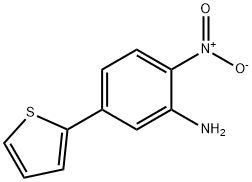 2-硝基-5-(噻吩-2-基)苯胺 结构式