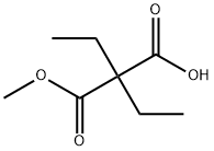 ethyl hydrogen diethylmalonate 结构式