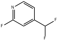 4-(二氟甲基)-2-氟吡啶 结构式