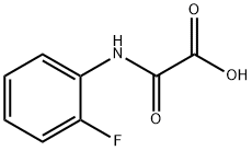 2-[(2-氟苯基)氨基]-2-氧代-乙酸 结构式