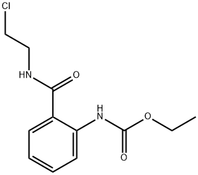 ethyl [2-[(2-chloroethyl)aminocarbonyl]phenyl]carbamate  结构式